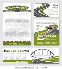Welcome to the road safety products from nilkamal limited. Road And Highway Banner Template Design Road And Highway Banner Template With Bridge And Tunnel Road Building Company Canstock