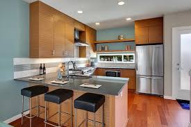 A small kitchen packed with functionality. Small U Shape Modern Kitchen Design Novocom Top