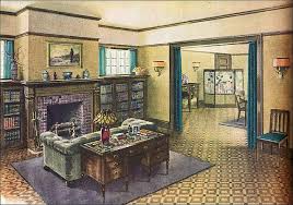 1921 Armstrong Living Room 1920s Home Decor Vintage House Plans Vintage House