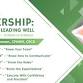 Leadership: 5 Steps To Leading Well event image