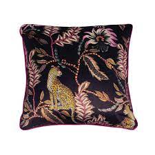 Sign up for our newsletter: Monkey Leopard Velvet Cushion Cover Bifi Italia Wolf Badger