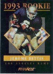 Going back to 1993 with this pack opening. 1993 Pinnacle Rookies 7 Jerome Bettis Nm