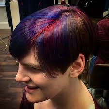 I had green and blue hair working here and it was fine. Short Hair With Blue And Red Hair Colors Ideas Short Red Hair Blue And Red Hair Bright Hair Colors