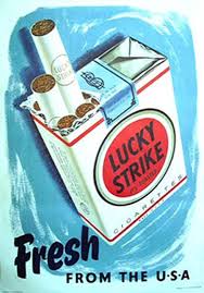 Lucky Strike Cigarettes Advertising In 1958 Vintage Ads Vintage Advertisements Lucky