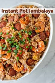 This Instant Pot Jambalaya Recipe Is A Cajun Inspired One Dish Recipe With Shrimp Andou Recette Courgette Farcie Apero Dinatoire Facile Recette Avec Courgette
