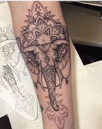 Elephant Tattoos Thigh Mandala Elephant Tattoo Elephant Tattoos Mandala Elephant