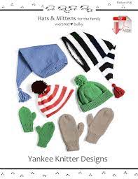 She opened her stash basket to me and walked me through. Hats And Mittens Yankee Knitter Pattern Download Knitting Pattern Halcyon Yarn