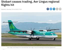 Yesterday evening, aer lingus was made aware that its regional partner stobart air would be terminating its franchise agreement with the irish flag carrier with immediate effect. Lcjldpncpkexum