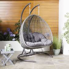 New Two Seater Version Of The Aldi Hanging Egg Chair Is Available In 2020 Hanging Egg Chair Chair Egg Chair