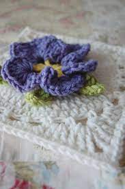 Reserved Custom Order Pansy Flower Granny Square Afghan Etsy Granny Square Crochet Pattern Granny Square Pansies Flowers
