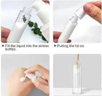 Amazon.com: Juxiamal 10 ML Empty Airless Pump Bottles, 3 PCS ...