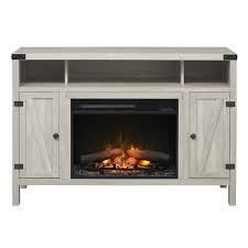 At just 30 wide, this tv stand is perfect for apartments or bedrooms. Dimplex Sadie Media Console With Electric Fireplace Silver 43 In C3p23lr 2051sp Rona