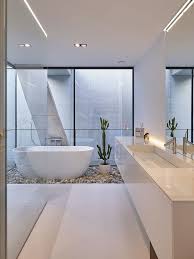Freistehende Badewanne Walter Wuyts Badezimmer Dusche Badewanne Kieselsteine Steine Kaktus Wa 20 Modern Bathroom Modern Bathroom Design Master Bathroom Design
