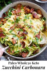 Packed with healthy ingredients and slightly sweet, they are a treat you can feel good about. Paleo Zucchini Carbonara Whole30 Df Low Carb