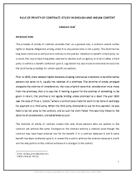 This paper will attempt to explain privity of contract and the position of a third party to a contract under the malaysian contract law as compared to some commonwealth countries. Privity Of Contract Research Papers Academia Edu