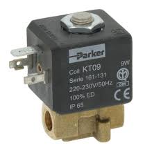 PARKER 390878 2 WAY KT09 SOLENOID VALVE 230v 1/8" 32mm PIPE COFFEE MACHINE  VE131 | eBay