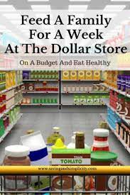 Feed Your Family For A Week For 50 At The Dollar Store Family Dollar Store Dollar Stores Family Dollar