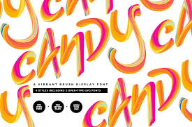 Glitter candy script font this is the demo, bare bones, version of glitter candy. Candy Colour Font 121037 Brush Font Bundles