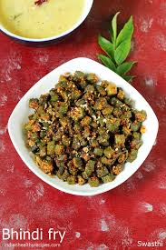 Perhaps that is what homemade lady fingers are supposed to taste like. Bhindi Fry Recipe How To Make Bhindi Fry Swasthi S Recipes