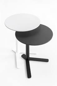 Download The Catalogue And Request Prices Of Yo By Lapalma Height Adjustable Round Fenix Ntm Coffee Ta Coffee Table Coffee Table Design Furniture Side Tables