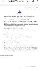 Inisiatif geran khas prihatin ini telah diumumkan oleh perdana menteri ketika pembentangan pakej rangsangan ekonomi prihatin rakyat (prihatin apa itu gkp? Permai Tarikh Bayaran Bantuan Geran Khas Prihatin Tambahan Mykinikerjaya