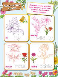 26 gambar mewarnai terbaru untuk anak. Mewarnai Jenis Jenis Bunga Ebook Anak