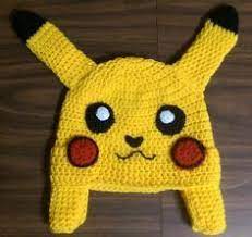 This Free Pokemon Pikachu Inspired Crochet Hat Pattern Is Quick Easy Fun To Whip Up Pikachu Crochet Crochet Pokemon Pokemon Crochet Pattern
