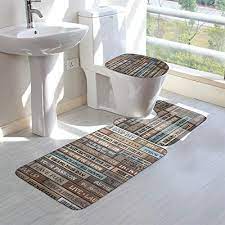 Shop for bathroom rug sets in bath rugs & mats. Houyan Bathroom Rugs Sets 3 Pieces Inspirational Motivational Quotes Rustic Cabin Non Slip Absorbent Bath Mats U Shaped Farmhouse Goals