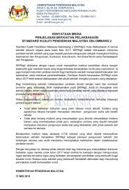 Taklimat standard kualiti pendidikan malaysia gelombang 2. Kpm On Twitter Kenyataan Media Berkaitan Penjelasan Pelaksanaan Standard Kualiti Pendidikan Malaysia Gelombang 2 Skpmg2 Maszlee Chedetofficial Drwanazizah Https T Co Wxjkmdjfwb