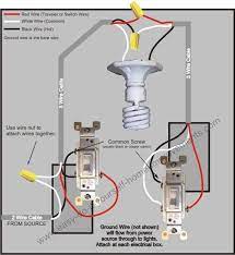 However his wiring diagram is different. 3 Way Switch Wiring Diagram
