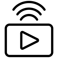 Download this set of live streaming icons set of video broadcasting and live streaming icon button red symbols for tv news movies shows stock vector vector illustration now. Live Streaming Icons Download Free Vector Icons Noun Project
