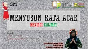 Fahmi, on 13 september 2015 at 10:50 pm said: Menyusun Kata Kata Acak Menjadi Kalimat Padu Youtube