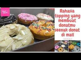 Ini Rahasianya Topping Donat Yang Enak Kaya Donat Di Mall Yang Jarang Kalian Tahu Youtube Makanan Makanan Dan Minuman Donat Isi