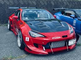 カーボンボンネットに変更 クリアー4回塗りました rocketbunny usdm stance stancenation ガルウィング シザードア verticaldoors ロケットバニー ロケバ ニ pandem tra京都 brz sports car bmw car bmw