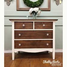 Sold Beautiful Antique Small Cottage Dresser White With Wood Top And Wood Drawers Rustic Farmhouse Rustic Dresser White Dresser Diy Wood Dresser Diy