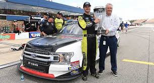 Say goodbye to the nascar camping world truck series and hello to the nascar gander outdoors truck series. Grant Enfinger Ices Gander Trucks Regular Season Title Nascar Com
