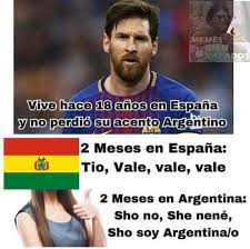 Esta vez pusieron el toque de humor al primer duelo de selecciones en el wanda metropolitano, entre españa y argentina. Sos Un Boludo Sho No Soy De Shashagua V Memes Bien Yapados Facebook