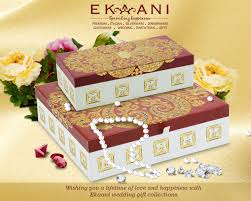 Ekaani Wedding Gift Box Collection Wedding Gift Boxes Wedding Glassware Wedding Gifts