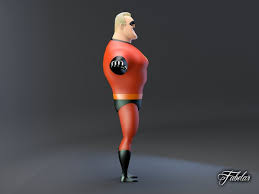 Mr Incredible 3d Model The Incredibles Model 3d Model