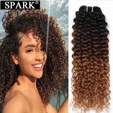 However, we know how hard it is to find extensions that can match your natural texture. Spark 1 3 4 Bundles Afro Kinky Curly Human Hair Extensions Ombre Brazilian 100 Human Hair Weave Bundles Blonde Brown Black Remy Buy At The Price Of 21 08 In Aliexpress Com Imall Com