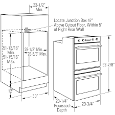 Zet2smss Ge Monogram 30 Built In Electronic Convection Double Wall Oven Oven Cabinet Cabinet Plans Single Wall Oven