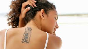 The most popular back tattoos to get are dragons, with the most common style being japanese. Artistic And Contemporary Back Neck Tattoo For Women