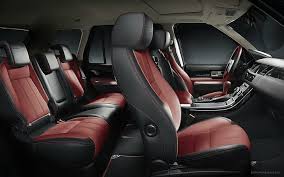 Hd Wallpaper 2010 Range Rover Sport Interior Black And Red Car Interior Cars Wallpaper Flare