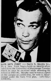 Harry S. Murphy, Jr. showing off his ID Card from Ole Miss ('45