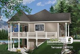 Plan De Maison Et Chalet Pour Terrain En Pente Dessins Drummond