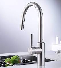 Browse kitchen sink faucets by style, finish, installation type, location and innovation. Justopin Luca Kitchen Faucet With Pull Down Sprayer Modern Single Handle Pull Out Kitchen Sink Faucet 1 Or 3 Hole Kitchenfaucets Com