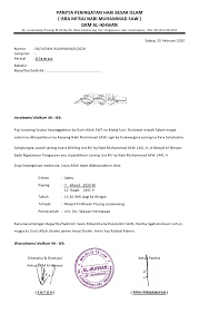 Bagi kalian yang masih bingung mengenai surat resmi. Contoh Format Surat Undangan Acara Memperingati Isra Mi Raj Nabi Muhammad Saw Bahasa Sunda Langsung Viral Com