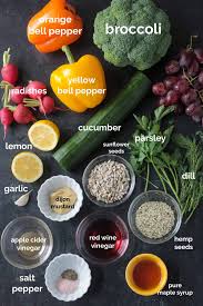 Looking for recipes for vegetable salads? Raw Veggie Chopped Salad Oil Free Veggie Inspired