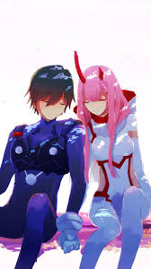 Hiro And Zero Two Couple Anime 720x1280 Wallpaper Darling In The Franxx Anime Zero Two
