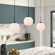 Do you prefer a standard fixture with multiple lights or a multiple mini pendants? Mercury Row Snead 3 Light Kitchen Island Linear Pendant Reviews Wayfair